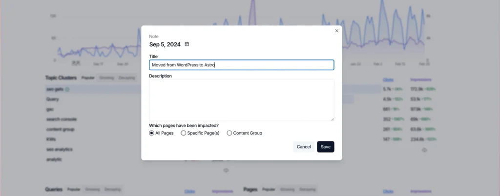ویژگی گذاشتن یادداشت در سرچ کنسول